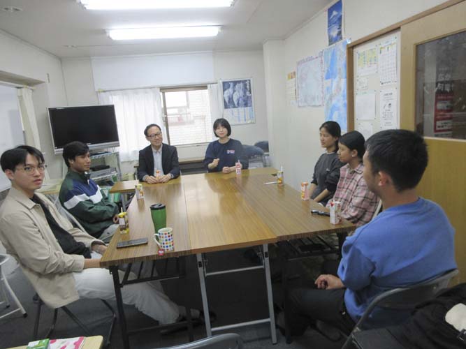 水野外語学院 川村学園女子大学の先生と学生さんが来校